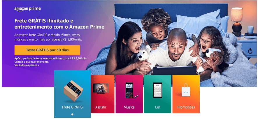 Aloque corretamente seus ativos para o lazer também: teste o Amazon Prime de graça!