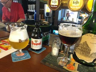 Cervejas belgas: Duvel e Leffe