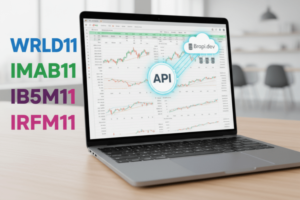 Obtendo cotações automáticas de ETFs brasileiros (WRDL11, IMAB11, IB5M11, IRFM11) sem Google Finance via API